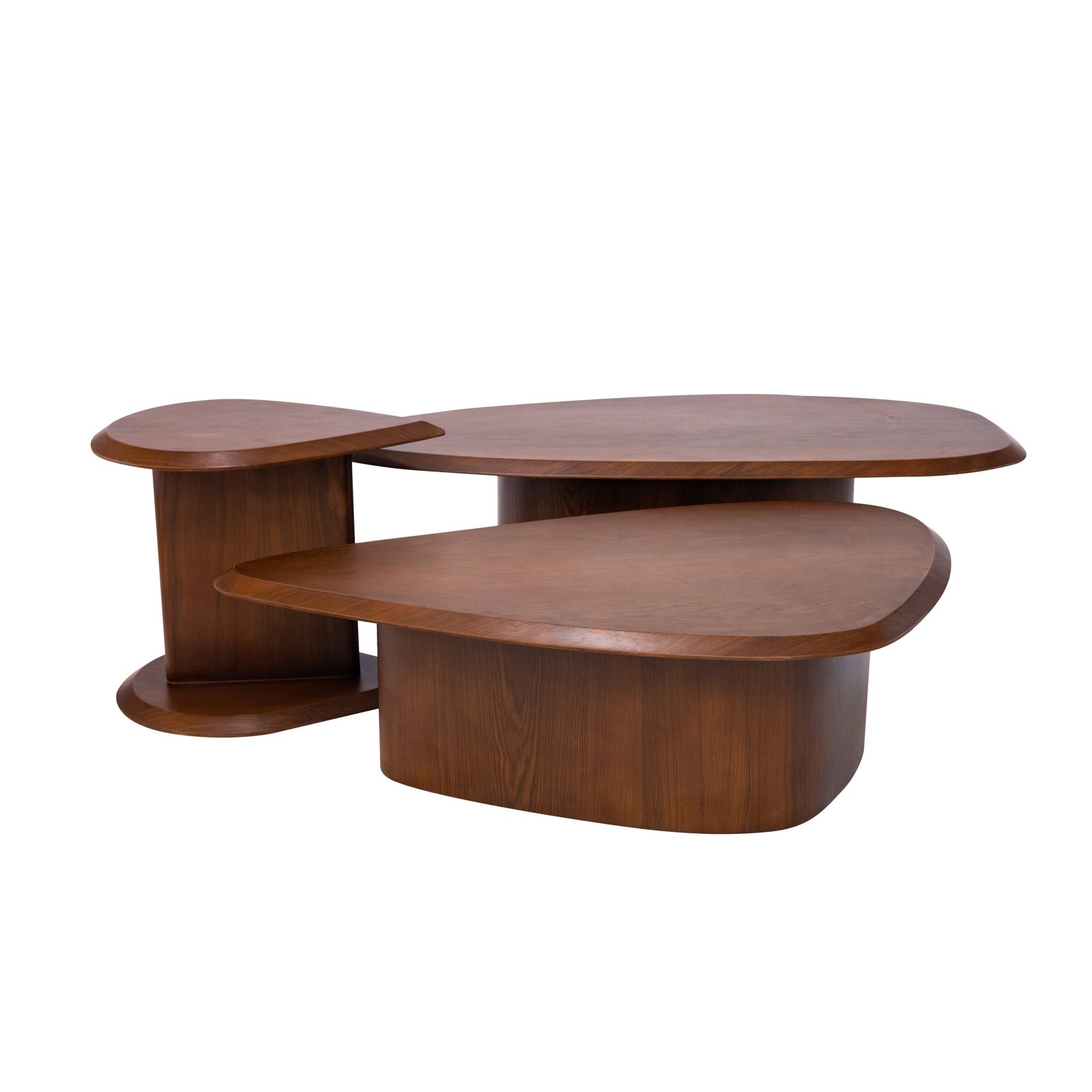 طقم ترابيزات قهوة مودرن بتصميم عصري (3 قطع) - الصورة 2