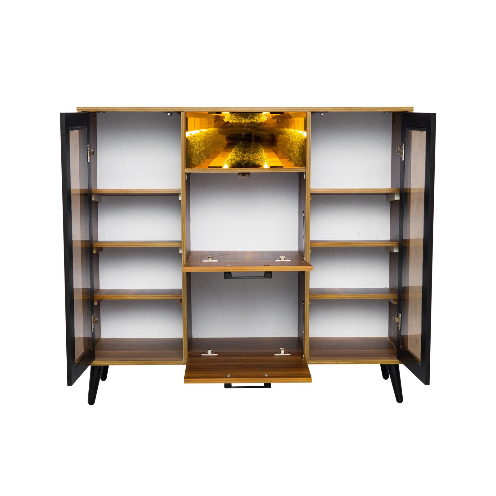 بوفيه مودرن بإضاءة LED ديكورية - الصورة 3